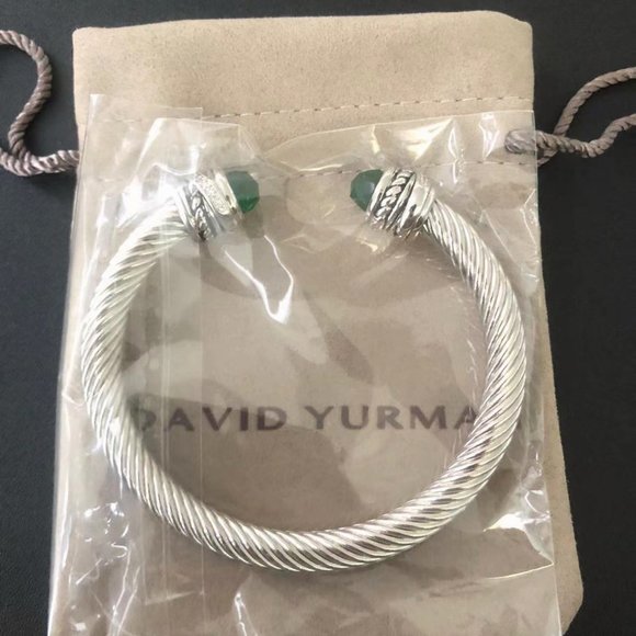 David Yurman Peridot Diamond 5MM Bracelet - Picture 3 of 7